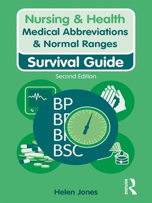 cover image of Medical Abbreviations & Normal Ranges